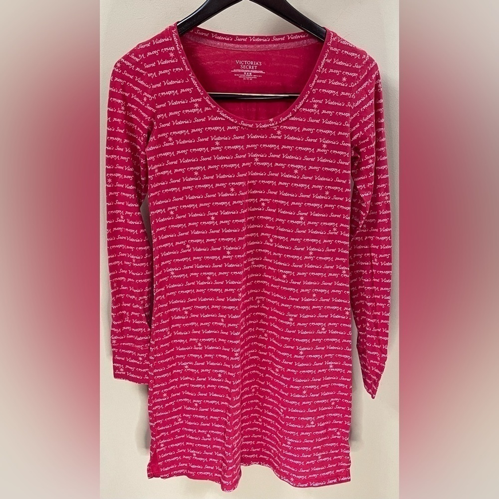 Victoria’s Secret Pajama Long Sleeve Night Shirt Size XS